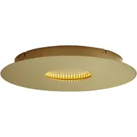 QAZQA Moderne plafondlamp goud 40cm incl. LED 3-staps dimbaar - Morning
