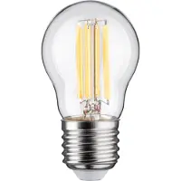 Paulmann 29211 LED-lamp Energielabel A (A - G) E27 Kogel 2.5 W Warmwit (Ø x h) 45 mm x 80 mm 1 stuk(s)