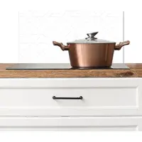 KitchenYeah Spatscherm keuken 60x30 cm - Kookplaat achterwand Grafisch - Patroon - Modern - Fijnstijl - Muurbeschermer - Spatwand fornuis - Hoogwaardig aluminium