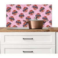 KitchenYeah Spatscherm keuken 80x40 cm - Kookplaat achterwand Retro - Disco - Discoball - 70s - Multi - Muurbeschermer - Spatwand fornuis - Hoogwaardig aluminium