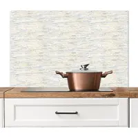 KitchenYeah Spatscherm keuken 100x65 cm - Kookplaat achterwand Vloeiend - Olie - Verf - Texturen - Golvend - Muurbeschermer - Spatwand fornuis - Hoogwaardig aluminium