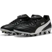 Puma King Liga Gras / Kunstgras Voetbalschoenen (MG) Zwart Wit Zilver