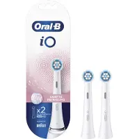 Oral-B iO Gentle Clean - Opzetborstels - Wit - 2 Stuks - Origineel - Alle iO Modellen - Tandsteen Verwijdering