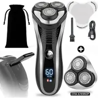 Sansbeauté 2-in-1 Scheerapparaat Mannen met Trimmer S1111 + Extra Scheerkop -