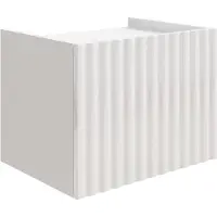 NADUVI Collection Nachtkastje Cassidy zwevend | mdf wit 48x37x37 cm nachtkastjes | NADUVI