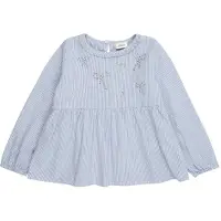 s.Oliver Blouse lichtblauw / zilver / wit