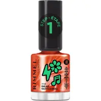 Rimmel Nagellak - SUPER GEL #114-Beatmatching - Gel afwerking - 14 dagen houdbaarheid - Oranjekleur