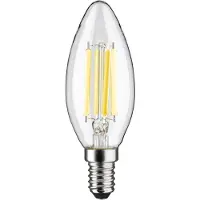Paulmann 29203 LED-lamp Energielabel A (A - G) E14 Kaars 4 W Neutraalwit (Ø x h) 35 mm x 101 mm 1 stuk(s)