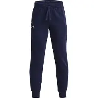 Under Armour UA Rival Fleece Joggers Unisex Sportbroek - Navy - Wit