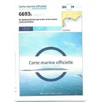 PLASTIMO North Side Of Bastia Shom Marine Charts 6822 L Transparant 84 x 120 cm