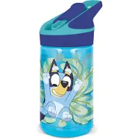 Stor Bluey Tritan Premium Drinkfles - 480 ml – Sluit goed af – Drinkfles voor kinderen – Blauw