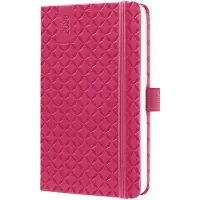 Sigel weekagenda Flair 2026 - formaat A6 - Fuchsia Pink - hardcover - SI-J6104