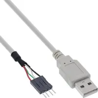 InLine Pin Header USB2.0 - USB-A adapter - 0,40 meter