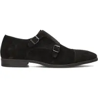 Stefano lauran Heren Geklede Schoenen Gesp - Bruin - Maat 43