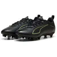 Puma Ultra 6 Play Gras / Kunstgras Voetbalschoenen (MG) Kids Zwart Donkergroen Lichtgroen