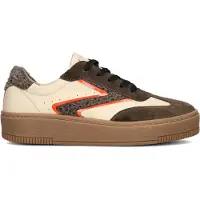 Wysh Meisjes Sneakers Dasha - Bruin - Maat 36