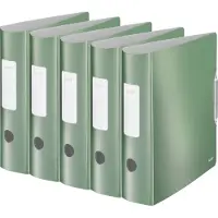 Leitz ordner Active Style, A4, rugbreedte 82 mm, 5 stuks, zeegroen
