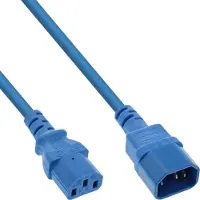 ACT C13 - C14 stroomkabel voor UPS/PDU | 3x 1,00mm | blauw | 3 meter