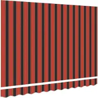 vidaXL Vervangingsdoek zonnescherm voor 2,5x2 m