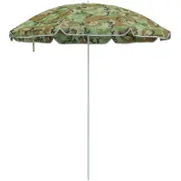 vidaXL Tuinparasol 240 cm 170T polyester Camouflage
