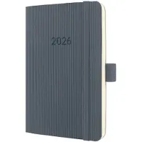 Sigel weekagenda 2026 Conceptum - formaat A6 - dark grey - softcover - SI-C2637