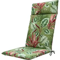 Madison tuinstoelkussen Cala green - 50% Katoen / 45% Polyester / 5% Diverse - Tuinkussens hoge rug dik -