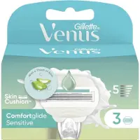 Gillette Venus refill 3 u. 5 blades. Pro Comfortglide sensitive. 3 stk.