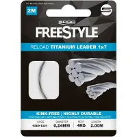 Spro Reload Titanium 2 M Leider Zilver 0.300 mm