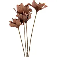 Clayre & Eef Kunstbloem 8x5x60 cm Bruin Kunststof