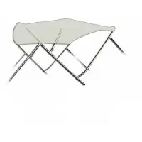 Sunmaster Biminitop basic | RVS 3-boogs | Breedte 185 <> 198 cm - Hoogte 137