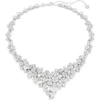 Swarovski Constella ketting 5732249 | v-vormige ketting met kristallen | wit, elegante sieraden voor een verfijnde touch