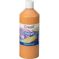 Creall parelmoerverf oranje 500 ml - creatieve knutselverf.