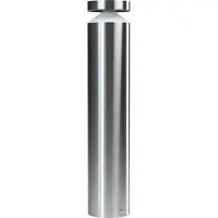 Osram LED sokkellamp met fitting ENDURA STYLE CYLINDER, roestvrij staal 50 cm CYLINDER, alu / grijs / zink, Roestvrij staal, Modern, buitenlamp