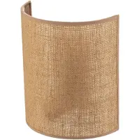 Euluna Wandlampe , Jute, dimbare, Roestbruin, Woonkamer, Stof, Landhuis / Rustiek