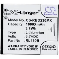 123accu Rollei RL410B accu (1000 mAh, huismerk)