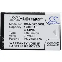 123accu NavGear PX-2759-675 accu (1200 mAh, huismerk)