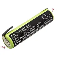 123accu Omron GP75AAH2A1H accu (2.4 V, 600 mAh, huismerk)