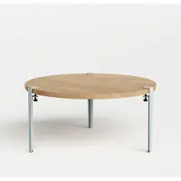 TIPTOE Brooklyn Koffietafel Solid Oak | Pale Blue