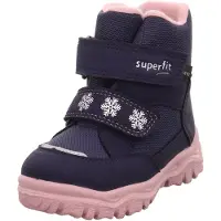 Superfit Snowboots 'Husky1' donkerblauw / rosa / wit