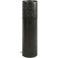 Molecule Vloerlamp Ø25 cilinder 90cm Zwart nikkel