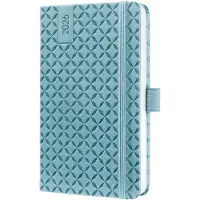 Sigel weekagenda Flair 2026 - formaat A6 - Sky Blue - hardcover - SI-J6112