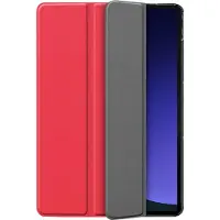 Cazy tablet Hoes geschikt voor Samsung Galaxy Tab S9 / S9 FE / S10 FE / S10 Lite - TriFold Bookcase - Rood