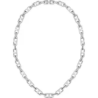 BOSS Geborstelde en gepolijste schakelketting