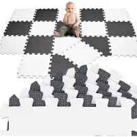 LittleTom Van dag Één: 18-delige Baby Puzzel Speelmat - 30x30 EVA Schuim Kruipmat Vloermat Speeltapijt Kind