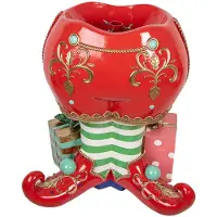 Clayre & Eef Kerstboom Standaard Schoenen 57x41x66 cm Rood Kunststof