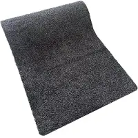 JYG Deurmat XXL KATCOT SUPERABSORB katoen zwart/antraciet 100 x 220cm - droogloopmat - tapijtloper