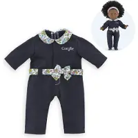 Corolle poppenkleding jumpsuit marineblauw 36cm - accessoire babypop.