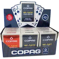 Copag - Plastic pokerkaarten, jumbo formaat, met 4 symbolen per kaart