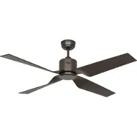 CasaFan ECO VENTOS IP44 132 BZ-BZ WiFi Flügel bronze Plafondventilator 26 W (Ø x h) 132 cm x 435 mm Brons Met afstandsbediening, Timer, Met wintermodus,