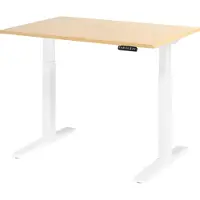 Hjh OFFICE PRO XMKA 12 W | 120x80 | elektrisch in hoogte verstelbaar - Esdoorn 120x80 Tafelhoogte I Elektrisch in hoogte verstelbaar